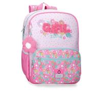 Enso Girl Zone Mochila Infantil, Mochila Escolar, Fabricada en Poliéster, Ruedas Dobles de Giro multidireccional, Múltiples Formas de Usarlo, Rosa