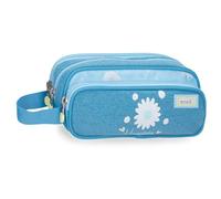 Enso Happiness Estuche Triple Denim 22x10x9 cm Poliéster