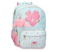 Enso Hearts Mochila Escolar Doble Compartimento Verde 32x44x17 cm Poliéster 23,94L