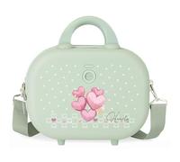 Enso Hearts Nececer Adaptable Verde 29x21x15 cms Rígido ABS 9,1L 0,8 kgs