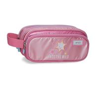 Enso Into The Wild Estuche Triple Rosa 22x10x9 cm Poliéster