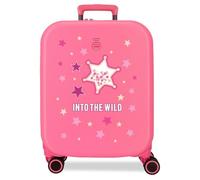 Enso Into The Wild Maleta de Cabina Rosa 40x55x20 cms Rígida ABS 37L 3,22 kgs Equipaje de Mano
