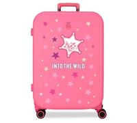 Enso Into The Wild Maleta Mediana Rosa 48x70x28 cms Rígido 4,32 kgs Cierre TSA ABS 4,32 kgs 79L