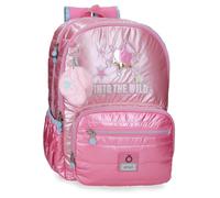 Enso Into The Wild Mochila Doble Compartimento Adaptable a Carro Rosa 32x44x17 cm Poliéster