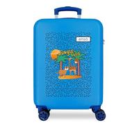 Enso Jungle Club Maleta de cabina Azul 38x55x20 cms Rígida ABS Cierre de combinación lateral 34L 2 kgs 4 Ruedas dobles