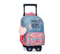 Enso Little Dreams Mochila con Carro Rosa 23x28x10 cms Poliéster 6,44L…