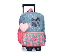 Enso Little Dreams Mochila con Carro Rosa 25x32x12 cms Poliéster 9,6L…