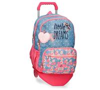 Enso Little Dreams Mochila Escolar para Portátil con Carro Rosa 32x44x17 cms Poliéster 23,94L…