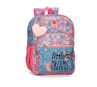 Enso Little Dreams Mochila Escolar Adaptable a Carro Rosa 30x38x12 cms Poliéster 13,68L…