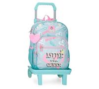 Enso Little Urban Queen Mochila Escolar Mochila Infantil Fabricada en Poliéster, Tirantes Anchos y Ajustables Que se adaptan, Bolsillo Frontal.