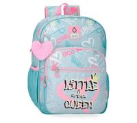 Enso Little Urban Queen Mochila Escolar Mochila Infantil Fabricada en Poliéster, Tirantes Anchos y Ajustables Que se adaptan, Bolsillo Frontal.