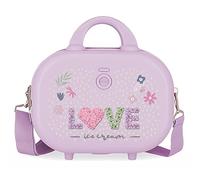 Enso Love Ice Cream Neceser Adaptable con Bandolera Morado 29x21x15 cms Rígido ABS 9,14L 0,8 kgs
