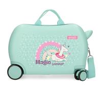 Enso Magic Summer Maleta Infantil, Fabricada en ABS, Ruedas Dobles de Giro multidireccional, Múltiples Formas de Usarlo