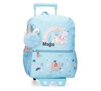 Enso Magic Summer Mochila con Carro Azul 27x33x11 cms Poliéster