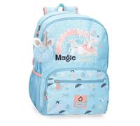 Enso Magic Summer Mochila Escolar Adaptable a Carro Azul 32x44x17 cms Poliéster