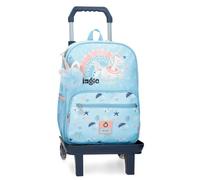 Enso Magic Summer Mochila Escolar con Carro Azul 30x38x12 cms Poliéster