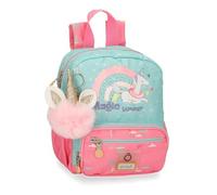 Enso Magic summer mochila infantil, mochila escolar, fabricada en Poliéster, ruedas dobles de giro multidireccional, Múltiples formas de usarlo, rosa y azul