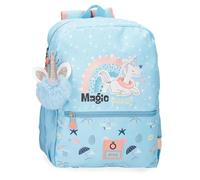 Enso Magic summer mochila infantil, mochila escolar, fabricada en Poliéster, ruedas dobles de giro multidireccional, Múltiples formas de usarlo, rosa y azul