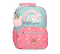Enso Magic summer mochila infantil, mochila escolar, fabricada en Poliéster, ruedas dobles de giro multidireccional, Múltiples formas de usarlo, rosa y azul