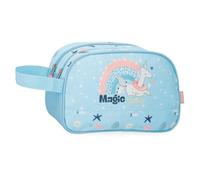 Enso Magic Summer Neceser Dos Compartimentos Adaptable Azul 26x16x11 cms Poliéster by Joumma Bags