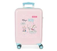 Enso Magic Unicorn Maleta de cabina Rosa 38x55x20 cms Rígida ABS Cierre de combinación lateral 34L 2 kgs 4 Ruedas dobles Equipaje de Mano