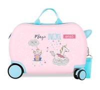 Enso Magic Unicorn Maleta Infantil Rosa 45x31x20 cms Rígido 1,8 kgs Cierre de combinación Lateral ABS 1,8 kgs 27,9L Equipaje de Mano