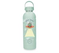 Enso Magical Alien Space Botella de Acero Inoxidable Verde con Capacidad para 500ml y Medidas 7 x 23 cms Acero Inoxidable