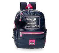 Enso Make a Wish Mochila de Paseo Azul 25x32x12 cms Poliéster 9,6L