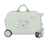 Enso Merci Amour Maleta Infantil Verde 45x31x20 cms Rígido 1,8 kgs Cierre de combinación Lateral ABS 1,8 kgs 27,9L Equipaje de Mano