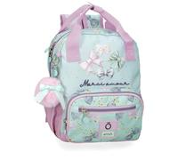 Enso Merci Amour Mochila Adaptable Verde 23x28x10 cms Poliéster