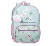 Enso Merci Amour Mochila Escolar Adaptable a Carro Verde 30x38x12 cms Poliéster