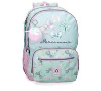 Enso Mochila escolar Merci Amour Verde 32x44x17 cm Poliéster