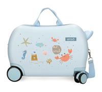 Enso Mr Crab Maleta Infantil Azul 45x31x20 cms Rígida ABS 27,9L 1,8 kgs 2 Ruedas Equipaje Mano