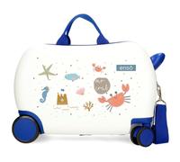 Enso Mr Crab Maleta Infantil Blanco 45x31x20 cms Rígida ABS 27,9L 1,8 kgs 2 Ruedas Equipaje Mano
