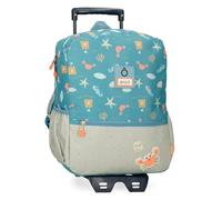 Enso Mr Crab Mochila de Paseo Azul 25x32x12 cms Poliéster by Joumma Bags