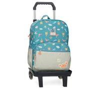 Enso Mr Crab Mochila Escolar, Azul, 30x38x12 cms