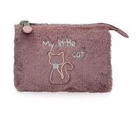Enso My Little Cat Monedero Morado 14x10x3,5 cms PVC y Poliéster