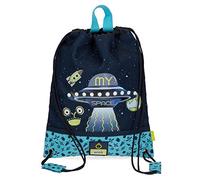 Enso My Space Bolsa de Merienda Azul 27x34 cms Poliéster