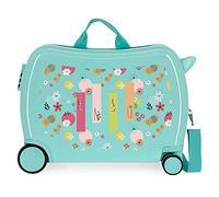 Enso Nature Maleta Infantil Verde 50x38x20 cms Rígida ABS Cierre de combinación lateral 34 1,8 kgs 4 Ruedas Equipaje de Mano
