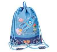 Enso New Friends Bolsa de Merienda Azul 27x34x0,1 cms Poliéster