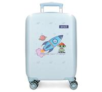 Enso New Friends Maleta de Cabina Azul 33x50x20 cms Rígido 2 kgs Cierre de combinación Lateral ABS 2 kgs 28L Equipaje de Mano