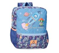 Enso New Friends Mochila Casual Azul 27x33x11 cms Poliester