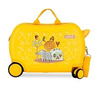 Enso Play All Day Maleta Infantil Amarillo 45x31x20 cms Rígido 1,8 kgs Cierre de combinación Lateral ABS 1,8 kgs 27,9L Equipaje de Mano