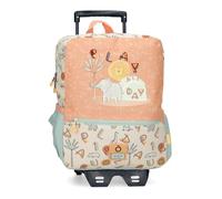 Enso Play all day Mochila con Carro Multicolor 25x32x12 cms Poliéster 9,6L