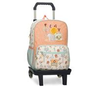 Enso Play all day Mochila Escolar con Carro Multicolor 30x38x12 cms Poliéster 13,68L