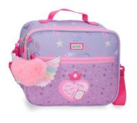 Enso Queen Of Hearts Bandolera porta alimentos térmica Morado 25x21x11 cm Poliéster