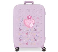 Enso Queen of Hearts Maleta Mediana Rosa 48x70x28 cms Rígido 4,32 kgs Cierre TSA ABS 4,32 kgs 79L
