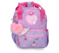 Enso Queen Of Hearts Mochila de Paseo Morado 23x28x10 cm Poliéster 6,44L