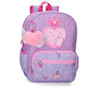 Enso Queen of Hearts Mochila Escolar Morado 30x38x12 cm Poliéster 13,68L