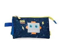 Enso Rob Friend Estuche Triple Azul 22x12x5 cms Poliéster